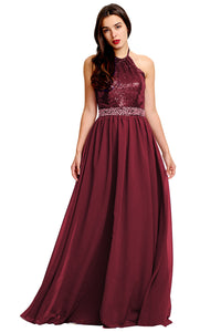 Peacock Strapless A-Line Floor-Length Chiffon Prom Dress