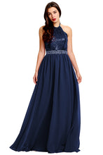 Peacock Strapless A-Line Floor-Length Chiffon Prom Dress