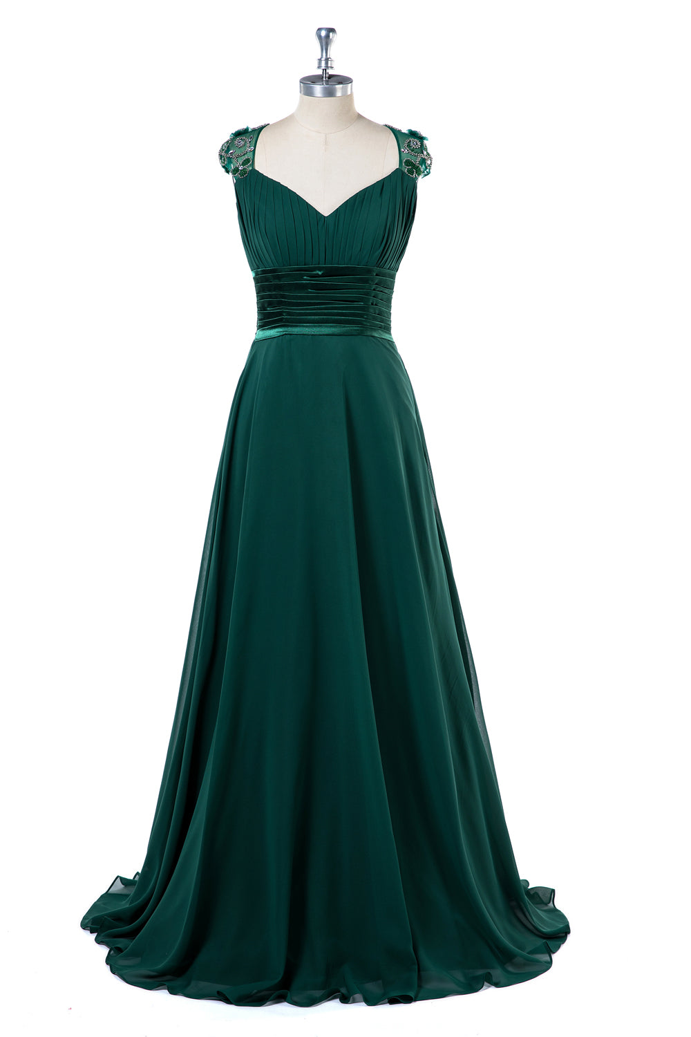 Beading Chiffon Pleated Bridesmaid Dresses