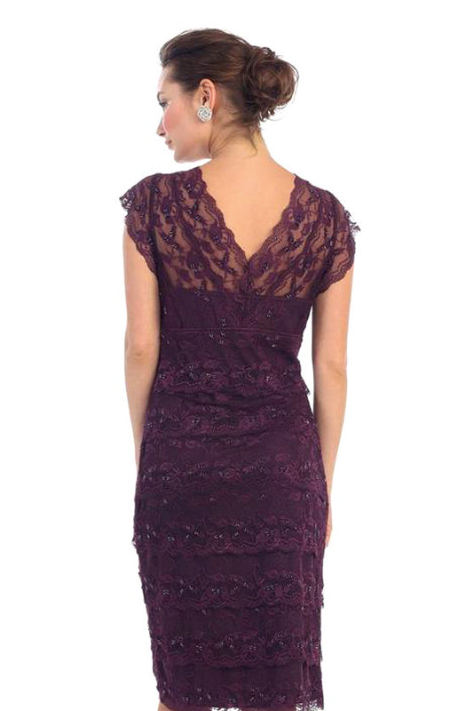 Short Lace Mother of the Bride Dress Cocktail Dress