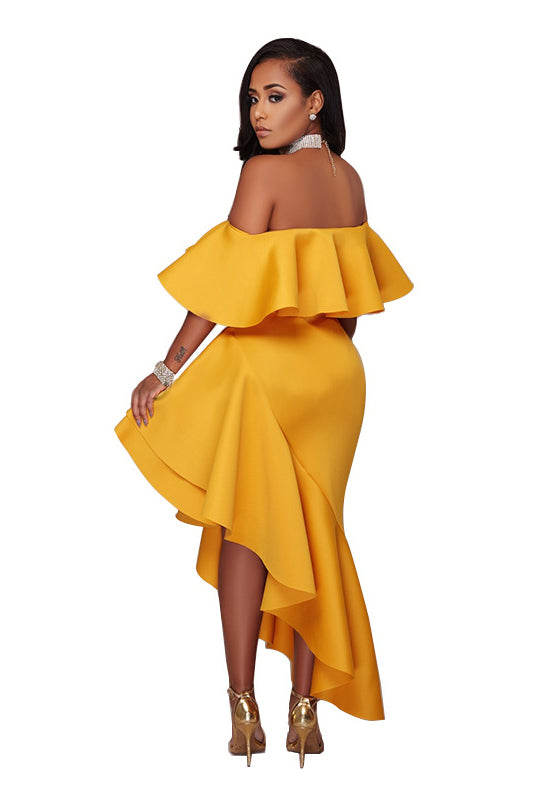 Women's Off-the-Shoulder Asymmetrical Prom & Party Dresses