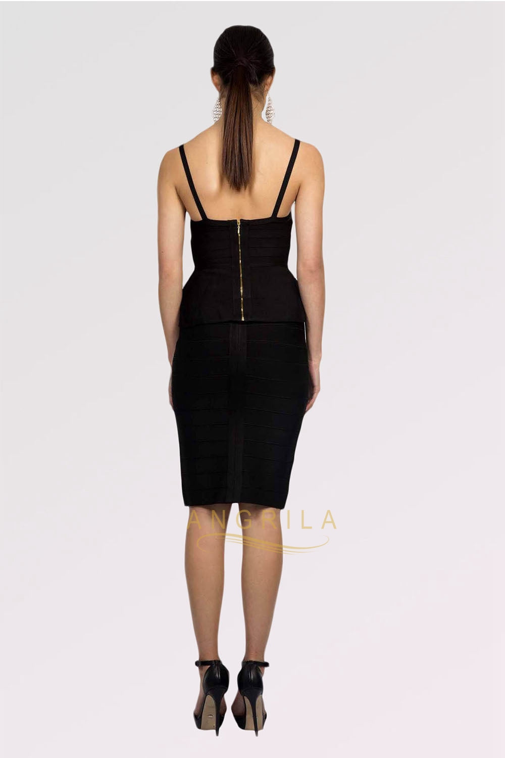 Two-Piece Knee-Length Cocktail Dress