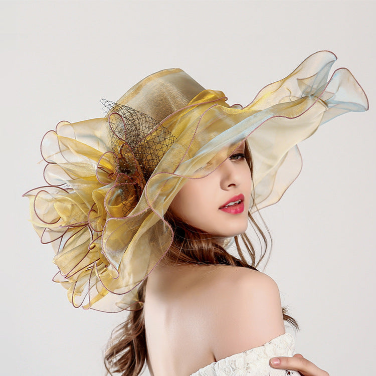 Summer Organza Fashionable Cap