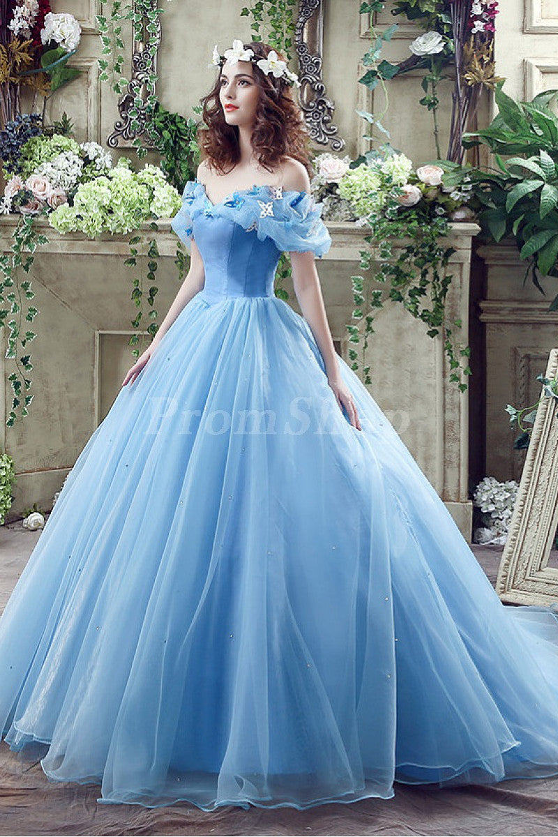 Ball-Gown/Princess Scoop Neck Floor Length Chiffon Prom Dress