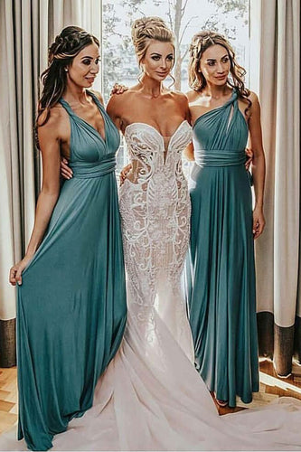 Elegant Chiffon Sleeveless Sash Bridesmaid Dresses