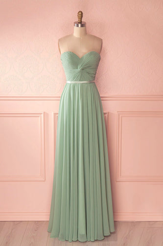 A-Line/Princess Chiffon Sweetheart Bridesmaids Dresses