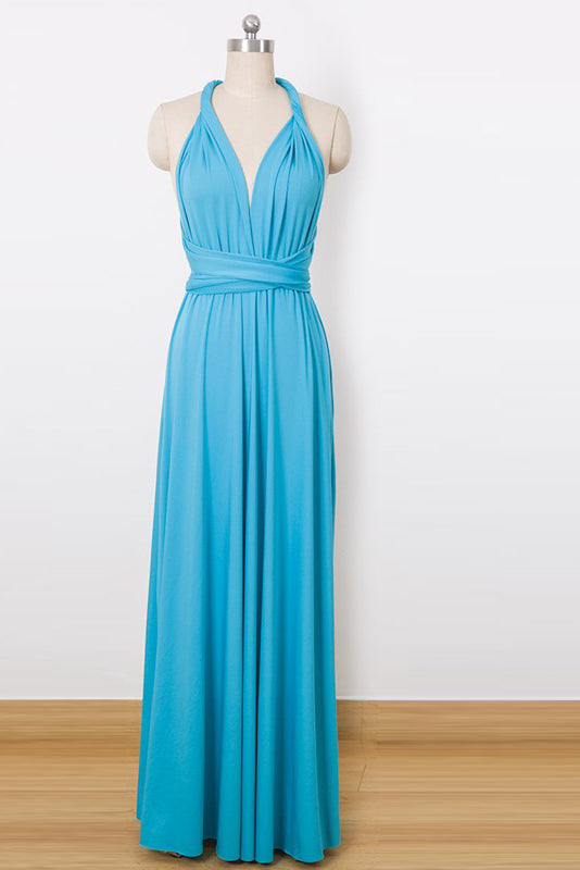 A-Line/Princess Sleeveless Convertible Bridesmaids Dresses