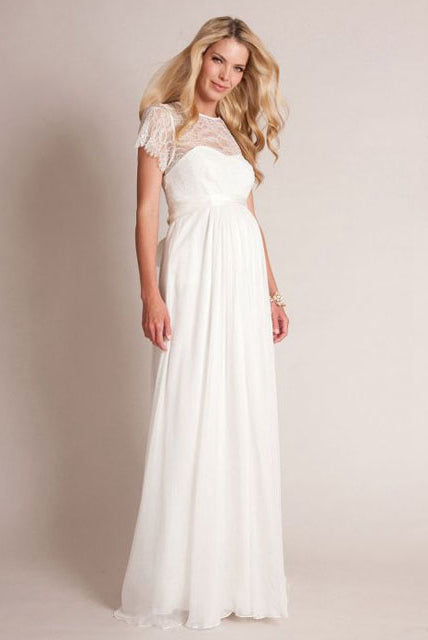 Elegant Floor-length Maternity Wedding Dresses